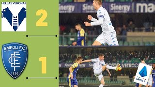 SERIE A VeronaEmpoli 21 POST PARTITA  Un discreto empoli in emergenza viene beffato nel finale [upl. by Renault]