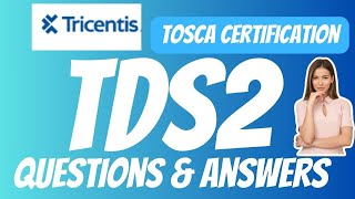 Complete Tricentis Tosca TDS2 Certification Questions and Answers with 100 Pass Guarantee Latest [upl. by Nnaeirb249]