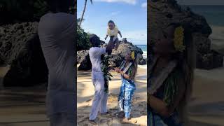 baptism on our beach at home in Maui [upl. by Guadalupe]