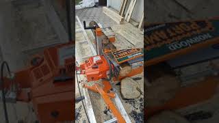 Chainsaw Husqvarna 3120 xp Norwood Portamill PM14 Milling Wood [upl. by Jacob]