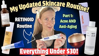 AntiAging AND AcneFighting Skincare Routine How I Use Adapalene [upl. by Silra]