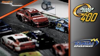 NASCAR StopMotion Miscraft Cup Series S4  R4  Kansas [upl. by Ardiedak]