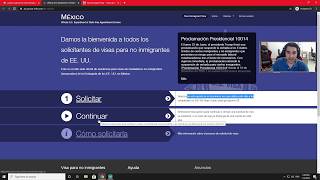 Como solicitar la VISA para Estados Unidos Primera vez o renovación por Internet [upl. by Adnolat]