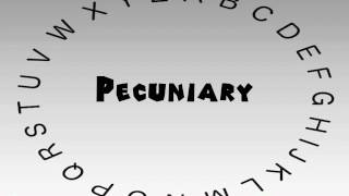 How to Say or Pronounce Pecuniary [upl. by Demah90]