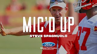 Steve Spagnuolo Micd Up quotIm glad hes Patrick Mahomes on our sidequot  Chiefs Training Camp [upl. by Nickola]