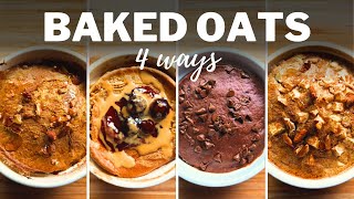 BLENDED BAKED OATS » 4 Flavours for Easy amp Healthy Breakfast  Recipes for Air Fryer or Oven [upl. by Alaham]