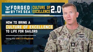 COE 20 Playbook How to Bring a Culture of Excellence to Life for Sailors Training Video [upl. by Hgielyak171]