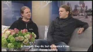 Moonsorrow interview on YLE Aamutv 332011 subtitles added [upl. by Fortunna313]