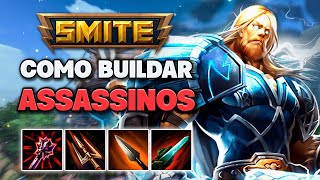 COMO BUILDAR DE ASSASSINO NO SMITE EM 2024  Guia e Dicas [upl. by Elocon602]