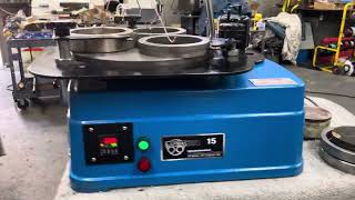 Lapmaster 15” lapping machine [upl. by Ahsoik973]