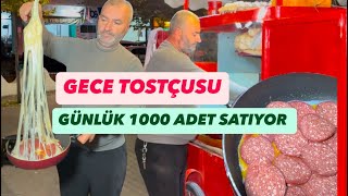 Türkiye’nin en çok tost satan Gece Tostçusu Remzi Bursa gecede 10001500 arası tost satıyor [upl. by Hamlani]