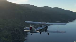 MSFS2020  Cinque Terra in the Flight Replica Fox Moth [upl. by Wolf]