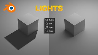 HARD LIGHT vs SOFT LIGHT in Blender [upl. by Yetti]