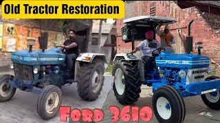 Fully Restoration Old Ford 3610 Tractor  Restore And Repair  Tractor Modifications  Delivery done [upl. by Benetta12]