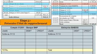 T14 lEtat de rapprochement bancaire [upl. by Niltak]