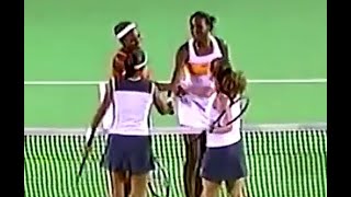 SWilliamsVWilliams vs VRuano PascualPSuarez 2003 AO Final Set 3 Highlights [upl. by Annaicul310]