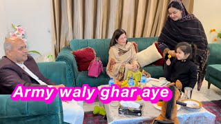 Army waly bany hmary guest  Sitara Yaseen vlog [upl. by Inessa513]