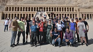 Tour dAfrique 14  Pharoahs Delight Pt 14 Valley of the Queens Medinet Habu Karnak [upl. by Ettenay]