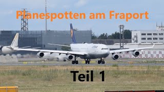 PLANESPOTTING am FRAPORT Teil 1 [upl. by Kimber895]