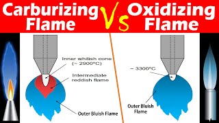 Differences between Carburizing Flame and Oxidizing Flame [upl. by Naeloj]