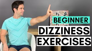 Exercises For Dizziness Vertigo and Motion Sensitivity BEGINNER [upl. by Daht]