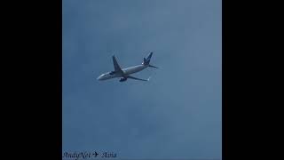 Boeing 7378Q8 Yakutia Airlines RA73260 departure from Vnukovo VKOUUWW 25062024 [upl. by Brandi]