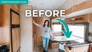 My RV remodel on a budget before amp after  see the whole transformation [upl. by Trauts]