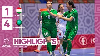 HIGHLIGHTS Tajikistan vs Turkmenistan  MD3 CAFA WOMENS FUTSAL CHAMPIONSHIP 2024 [upl. by Hennahane]