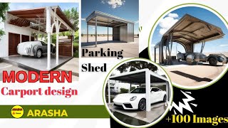 modern carport design ideas  car porch metal shed  beautiful car parking images arasha6451 [upl. by Yaned]