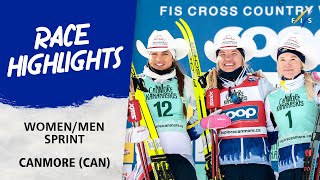 Svahn and Klaebo say goodbye to Canada with Sprint wins  FIS Cross Country World Cup 2324 [upl. by Eilis]