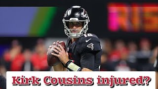 Atlanta Falcons get TROUBLING injury news on Kirk Cousins [upl. by Einnij981]