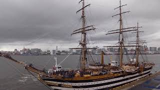 Amerigo Vespucci 出港。 [upl. by Aim]