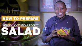 A Must Try Healthy Recipe Mango Avocado and Rocket Salad [upl. by Aneelad]