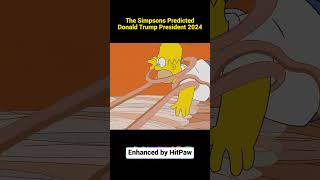 🤣The Simpsons Predictions 2024  Donald Trump President [upl. by Retsim]