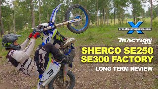 20222023 Sherco 300SE and 250SE Factory long term review︱Cross Training Enduro [upl. by Assilak]