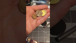 Coins for Leather Craft knight16 leather coin pattern diy hack [upl. by Johiah]