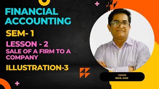 FY Bcom new syllabus sem 1 sub financial accounting sum no 3 [upl. by Ferino]