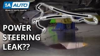 Smelly Puddle Under My Car or Truck How to Diagnose Power Steering Leak [upl. by Anreval]