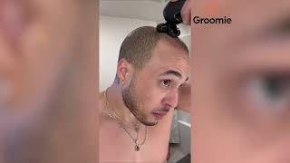 Watch the BaldiePro provide a baby smooth head shave [upl. by Geaghan]