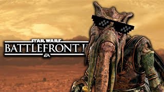 Star Wars Battlefront 2 Funny amp Random Moments FUNTAGE 74  Geonosis Special [upl. by Ellard95]