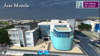 NUI Galway 3D Virtual Campus Tour and Campus Developments [upl. by Eulalie739]