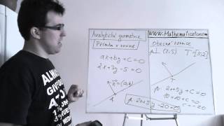 Analytická geometrie  přímka v rovině  obecná rovnice přímky  úvod [upl. by Ressan415]