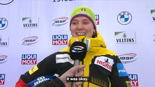 Interview leading monobob Winterberg [upl. by Laurianne]