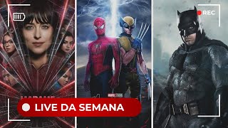 LIVE 🔴 Batman HomemAranha Marvel Madame Teia Avatar Nintendo Disney Crepúsculo [upl. by Assed]