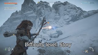 Vs Sawtooth  Difficulty Level Comparison Horizon Zero Dawn [upl. by Aysan993]