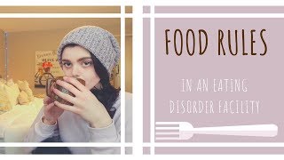 EATING DISORDER INPATIENT FOOD RULES [upl. by Allie]