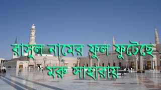 রাসুল নামের ফুল ফুটেছে মরু সাহারায়। Islamic Song ইসলামী গজল মোন মাতানো সুরে নাতএ রাসুল স [upl. by Eanod]