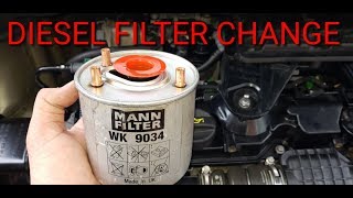 HOW TO CHANGE CITROEN BERLINGO FUEL FILTER DIY [upl. by Caye]