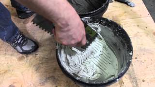 How To Apply Thinset  Tile Installation Video  The Tile Shop [upl. by Abas]