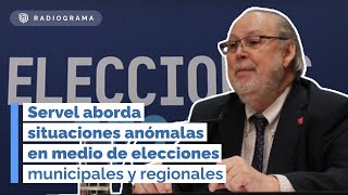 Servel aborda situaciones anómalas en medio de elecciones [upl. by Ulu]